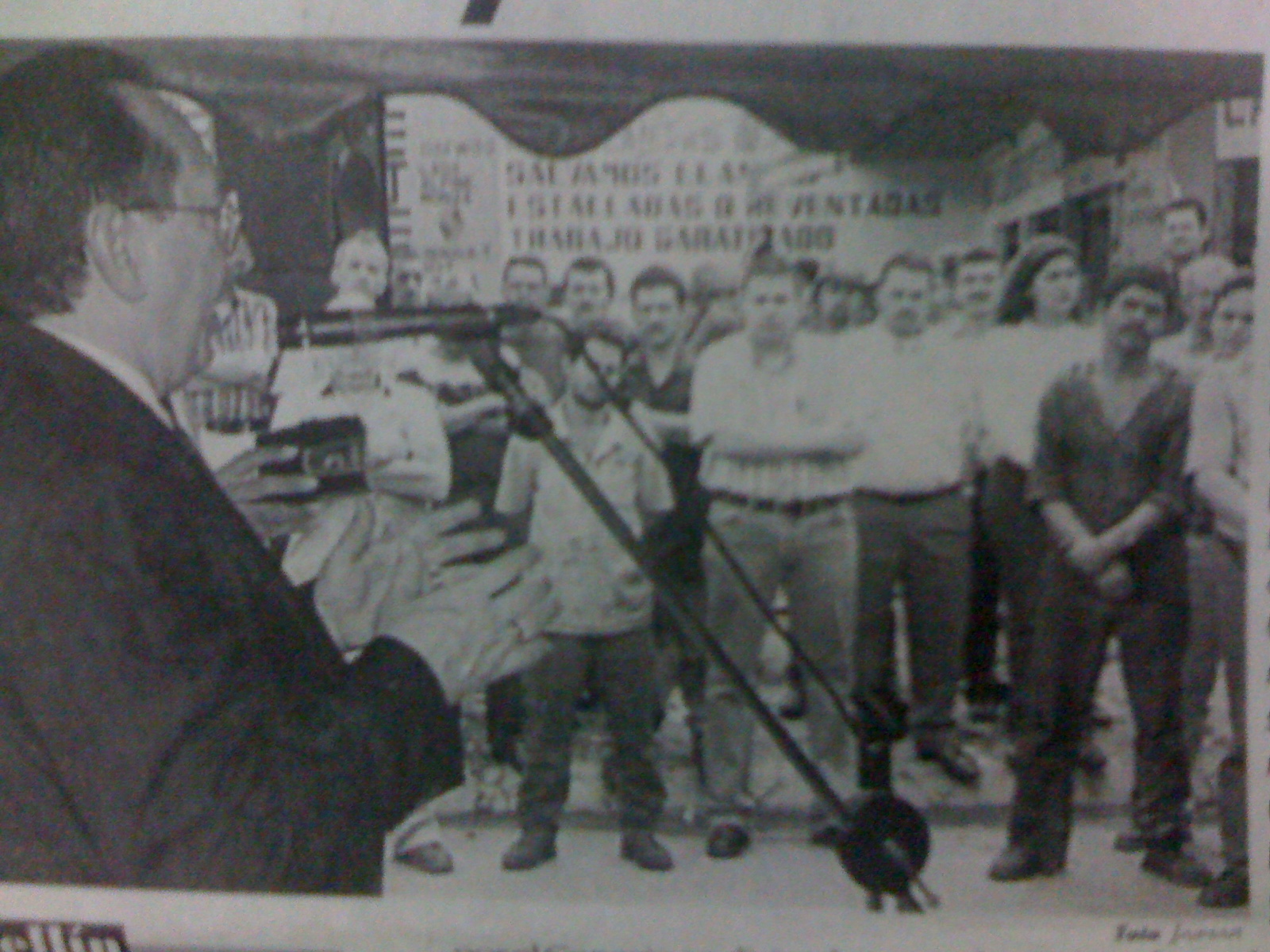 Alcalde Juan Gómez Martínez. Presentación Plan Parcial. Junio 1, 2000.